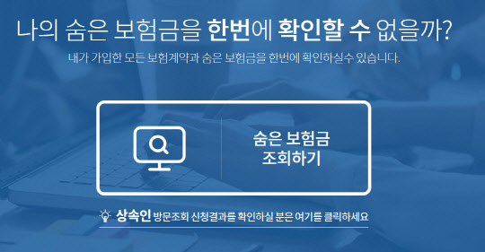 사진=내보험찾아줌 사이트